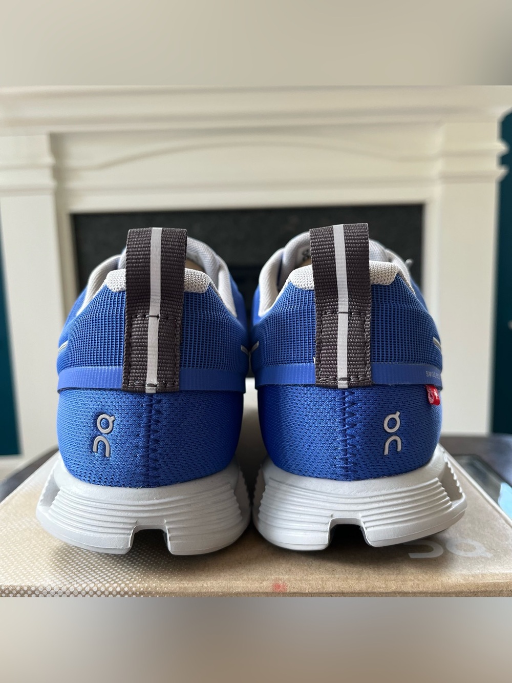 On Cloud 5 Waterproof Women’s Running Sneakers Low Top Cobalt/Glacier 59.98344 - Picture 5 of 7